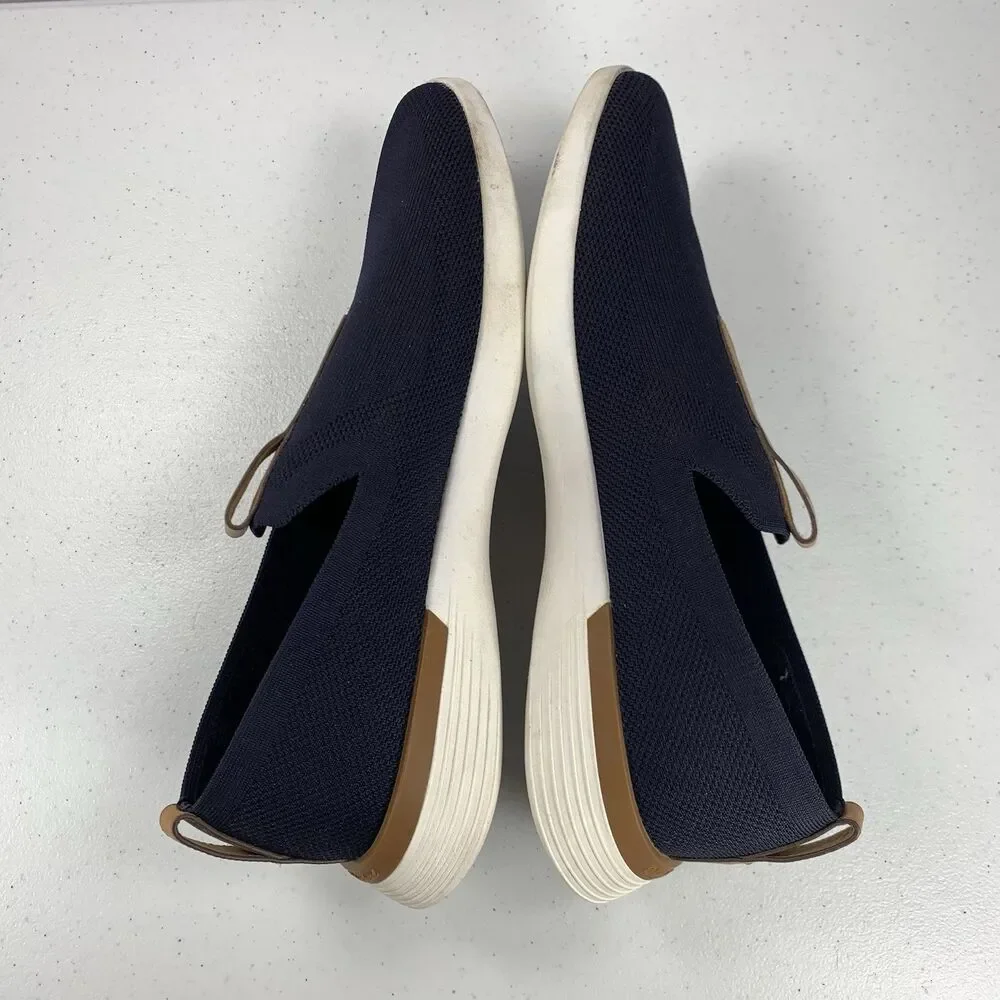 Wolf & Shepherd Swiftknit Loafer Mens 12 Navy Blue Slip On Shoes